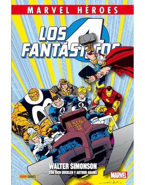 MARVEL HEROES: LOS 4 FANTASTICOS de WALTER SIMONSON - MARVEL COMICS [ESPAÑOL]