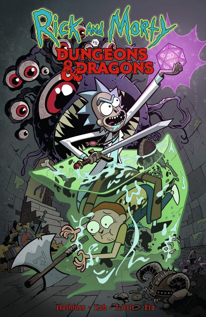 RICK AND MORTY VS DUNGEON AND DRAGONS VOL 1 Y 2 - IDW COMICS [ESPAÑOL]
