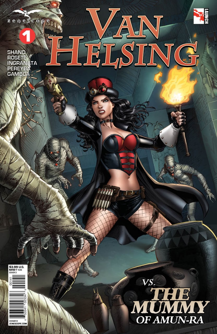 VAN HELSING VS THE MUMMY OF AMUN-RA - ZENESCOPE COMICS [ESPAÑOL]