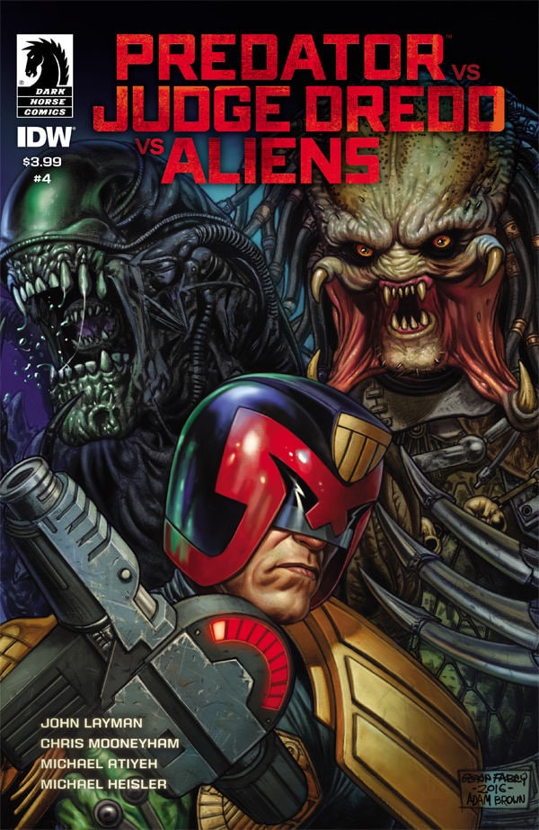PREDATOR VS JUDGE DREDD VS ALIENS - [ESPAÑOL] DARK HORSE COMICS