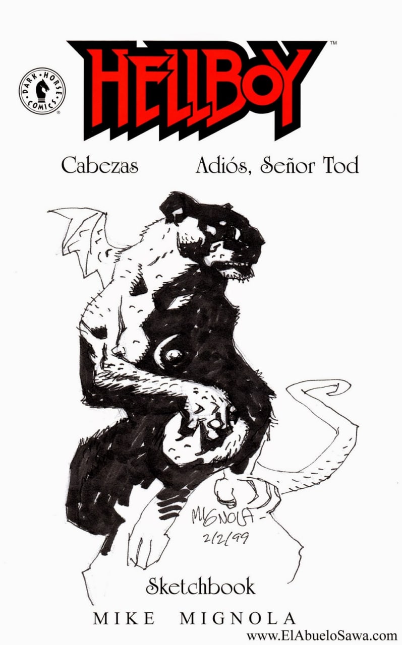 HELLBOY - CABEZAS, ADIÓS, SR. TOD Y SKETCHBOOK - [ESPAÑOL] DARK HORSE COMICS