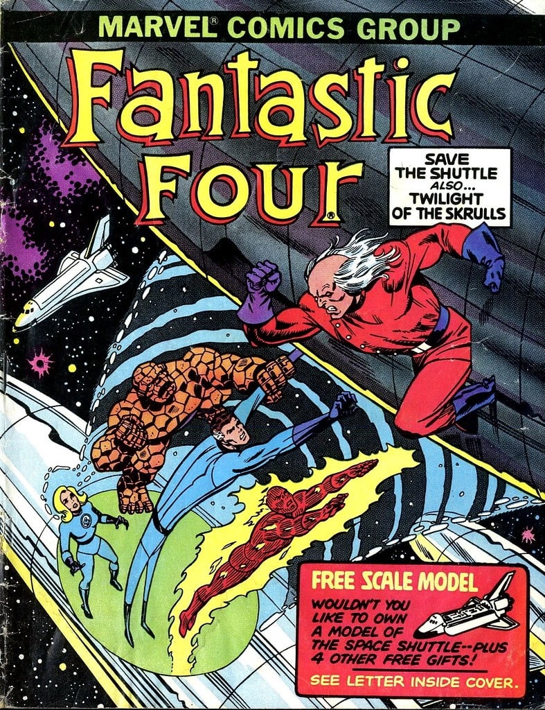 LOS 4 FANTASTICOS: SAVE THE SHUTTLE & TWILIGHT OF THE SKRULLS - MARVEL [ESPAÑOL]