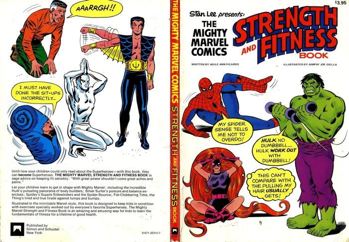 The Mighty Marvel Comics Strength and Fitness Book 1976 - MARVEL [INGLES]