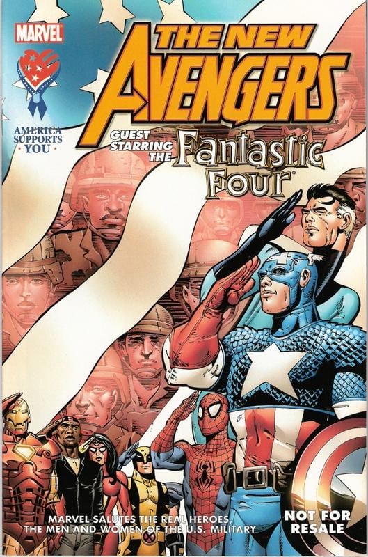 THE NEW AVENGERS & FANTASTIC FOUR - AMERICA SUPPORTS YOU - MARVEL [ESPAÑOL]