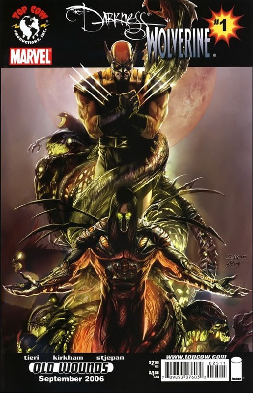 THE DARKNESS/WOLVERINE: VIEJAS HERIDAS - MARVEL COMICS / TOP COW COMICS [ESPAÑOL]